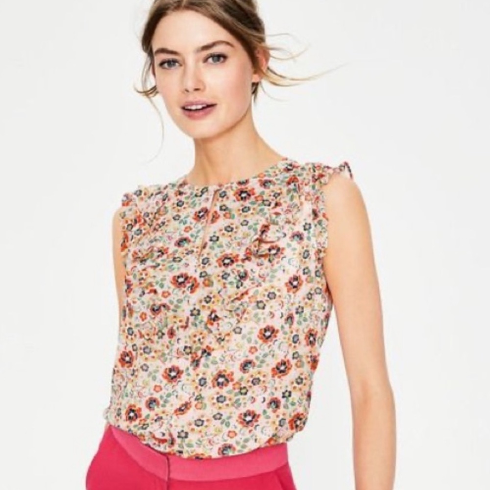 Boden Elise Floral Blouse